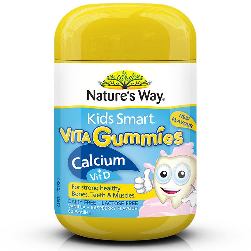 Nature's Way Kids Smart Vita Gummies Calcium 60 Pastilles