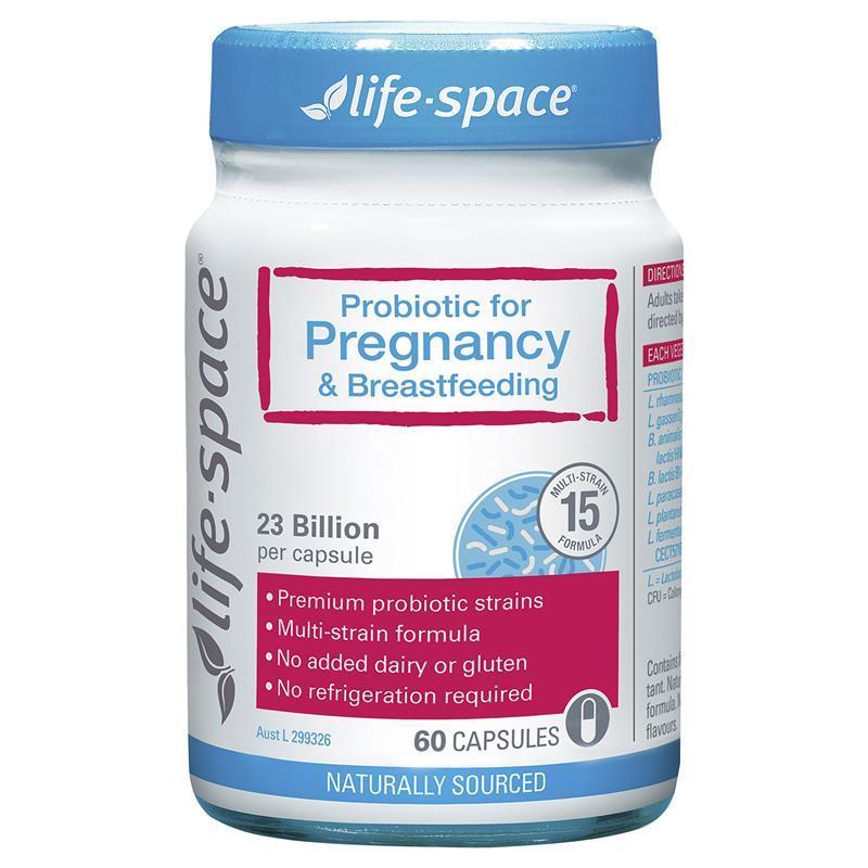 Life Space Pregnancy & Breastfeeding Probiotic 60 Capsules